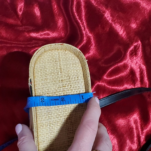 NATURAL STRAW PURSE HANDBAG BEADING MEDIUM MADE IN PHILIPPINES NWOT - Picture 8 of 16